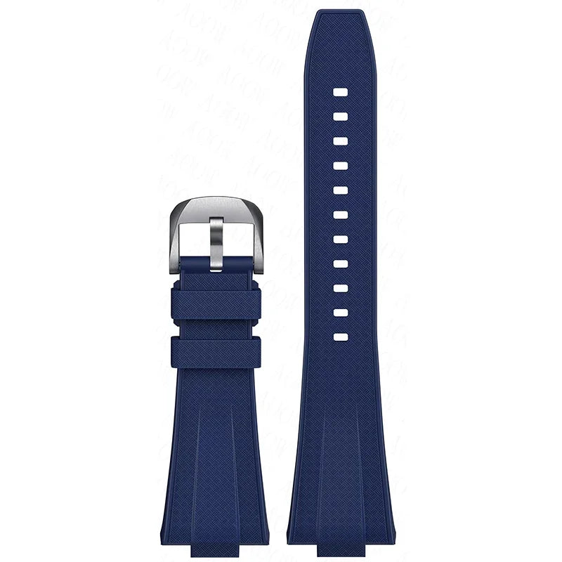 12mm Quick Release Rubber Strap for Tissot PRX Powermatic 40mm T137.407 T137.410 Men Convex Silicone Replace Watch Band Bracelet