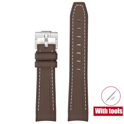 Rubber Watchband for Swatch X Omega Joint MoonSwatch Waterproof Sport 20mm Watch Strap Silicone Curved End Band for Men Women