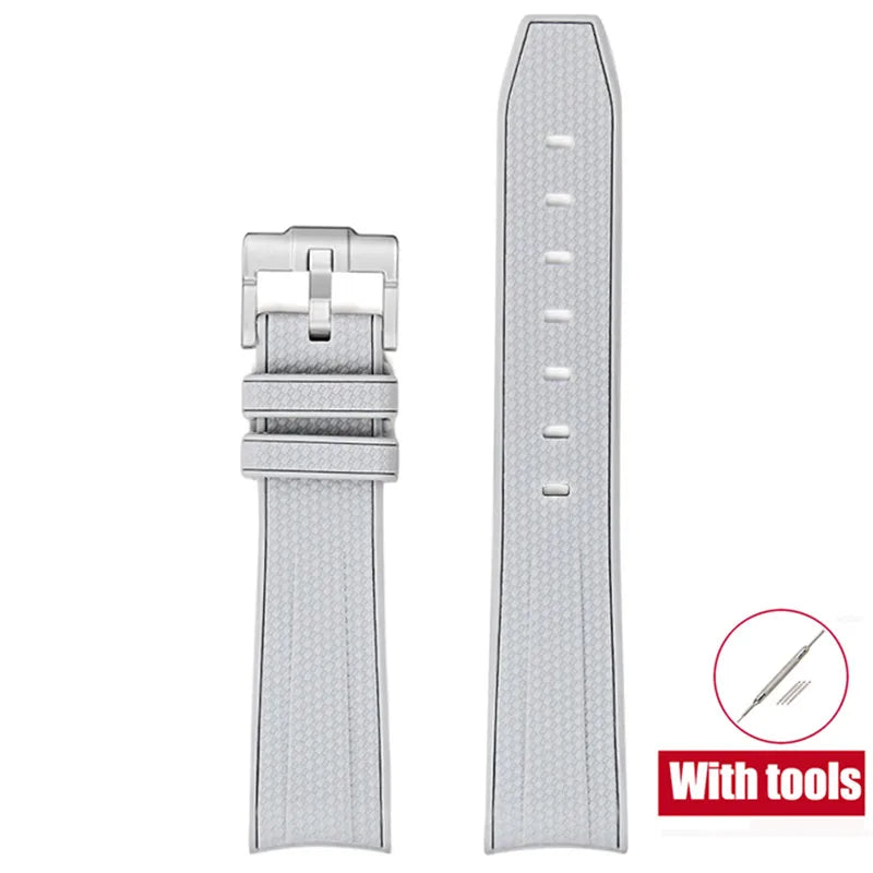 Rubber Watchband for Swatch X Omega Joint MoonSwatch Waterproof Sport 20mm Watch Strap Silicone Curved End Band for Men Women