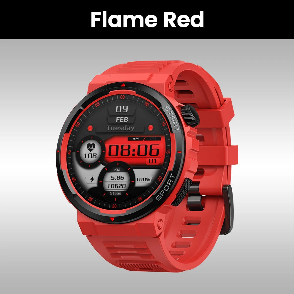 New Zeblaze Ares 3 Plus 1.43'' HD AMOLED Display Voice Calling Smartwatch New 3D Interactive Health&Fitness Tracking Smart Watch