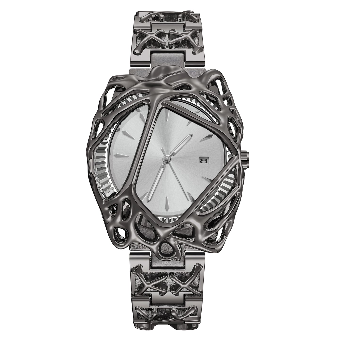 Stylish opposite sex vine watch alabaster style retro Y2K European American watches special-shaped advanced ins niche watches