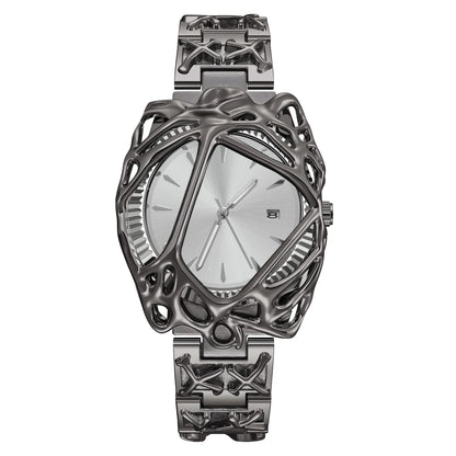 Stylish opposite sex vine watch alabaster style retro Y2K European American watches special-shaped advanced ins niche watches