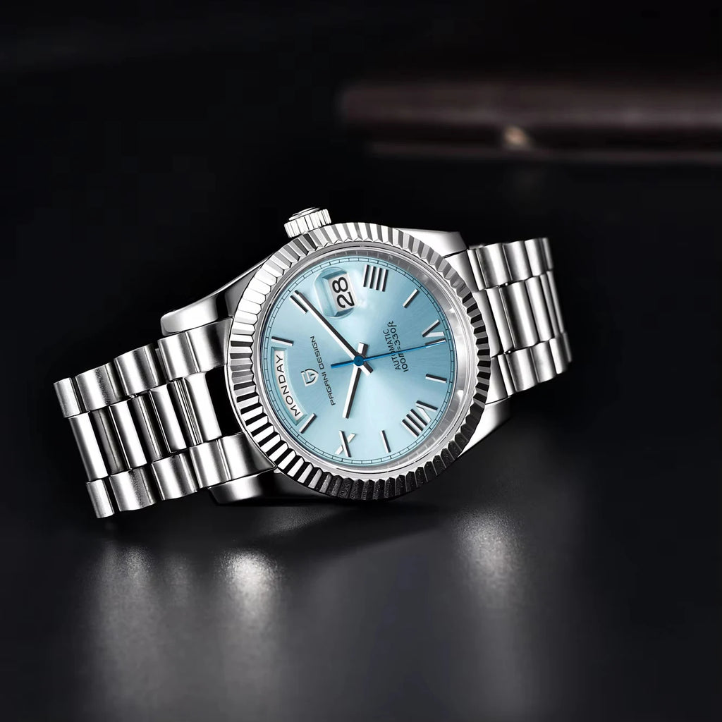 2026 New PAGANI DESIGN Men's Watches Mechanical Top brand Luxury Automatic Watch For Men AR Sapphire glass Calendar Wrist watch