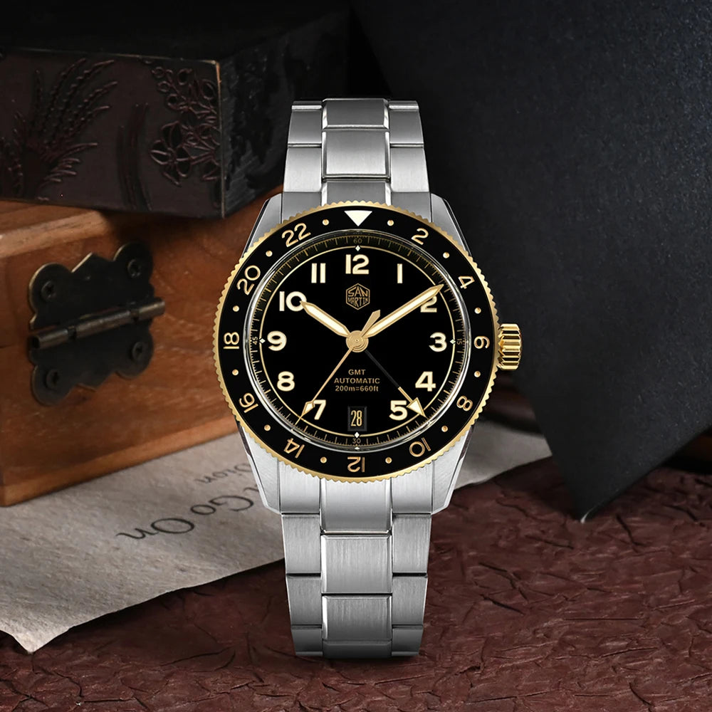 San MartinSN0140W Watch Limited Automatic Movement Sapphire Luminous