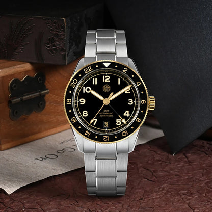 San MartinSN0140W Watch Limited Automatic Movement Sapphire Luminous