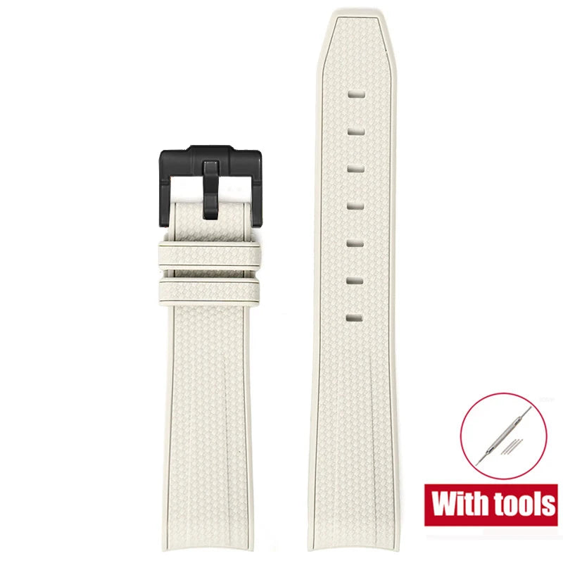 Rubber Watchband for Swatch X Omega Joint MoonSwatch Waterproof Sport 20mm Watch Strap Silicone Curved End Band for Men Women