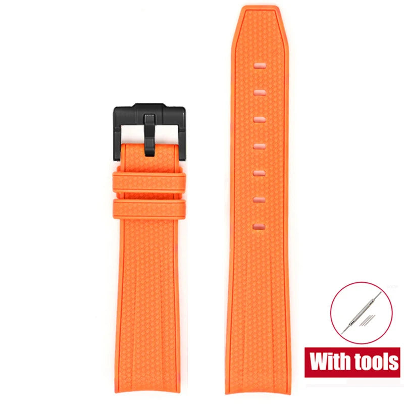 Rubber Watchband for Swatch X Omega Joint MoonSwatch Waterproof Sport 20mm Watch Strap Silicone Curved End Band for Men Women