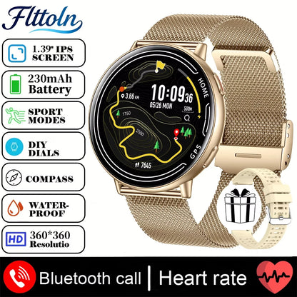 New hot GPS smartwatch 1.43 AMOLED Compass, IP68 waterproof,Bluetooth call,multi-sport watch, gift for men and women For Android