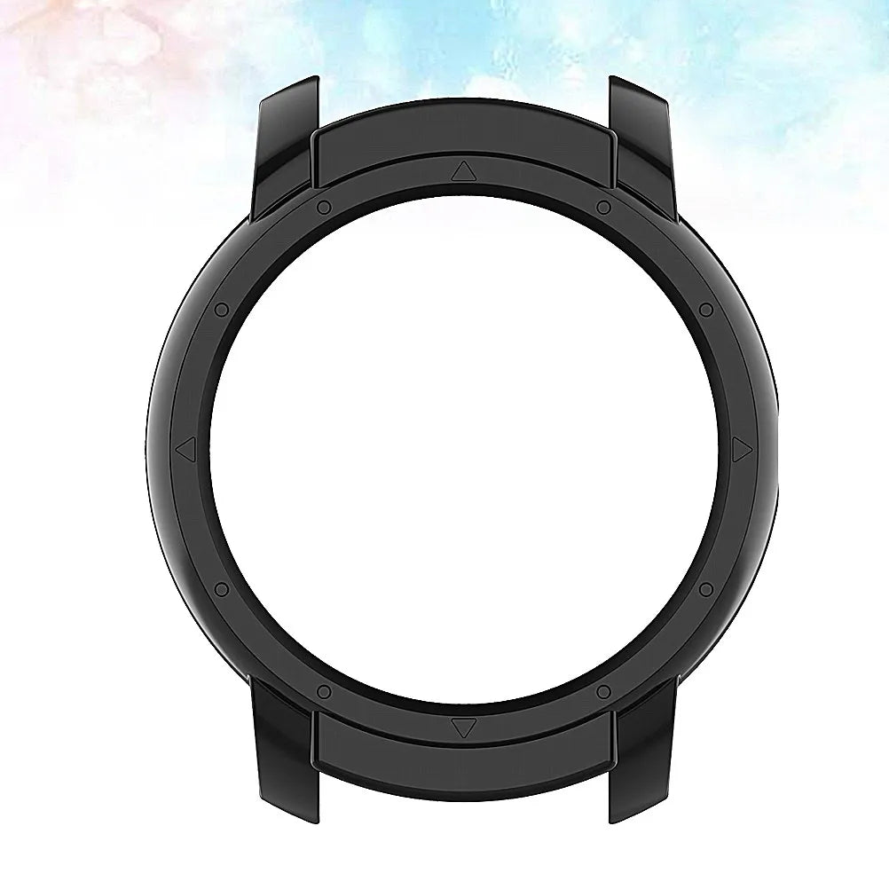 Smart Watch Protective Case Black Pc Cover Compatible for Ticwatch Precise Cutouts Dirt Protection Lightweight Fashionable