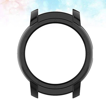 Smart Watch Protective Case Black Pc Cover Compatible for Ticwatch Precise Cutouts Dirt Protection Lightweight Fashionable