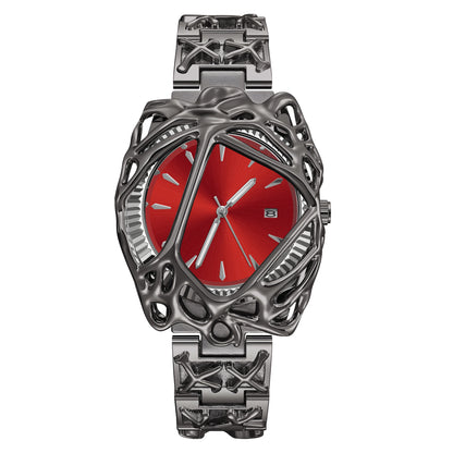 Stylish opposite sex vine watch alabaster style retro Y2K European American watches special-shaped advanced ins niche watches