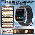 2026 New Health Smart Watch Laser Therapy Reduce Three Highs Blood Oxygen Pressure Uric Acid Blood Lipid ECG Smartwatch For Man