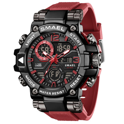 SMAEL Brand 8110 Waterproof Dropshipping Watch Alarm Clock night light Young Fashion business Quartz Sport Wristwatches