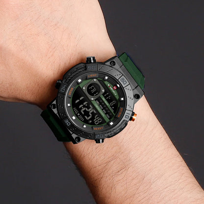 NAVIFORCE Men Watches Digital Quartz Silicone Military Watches for Men Chronograph Sport Waterproof Date Wrist Watch Man Clock