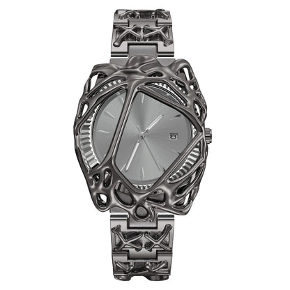 Stylish opposite sex vine watch alabaster style retro Y2K European American watches special-shaped advanced ins niche watches