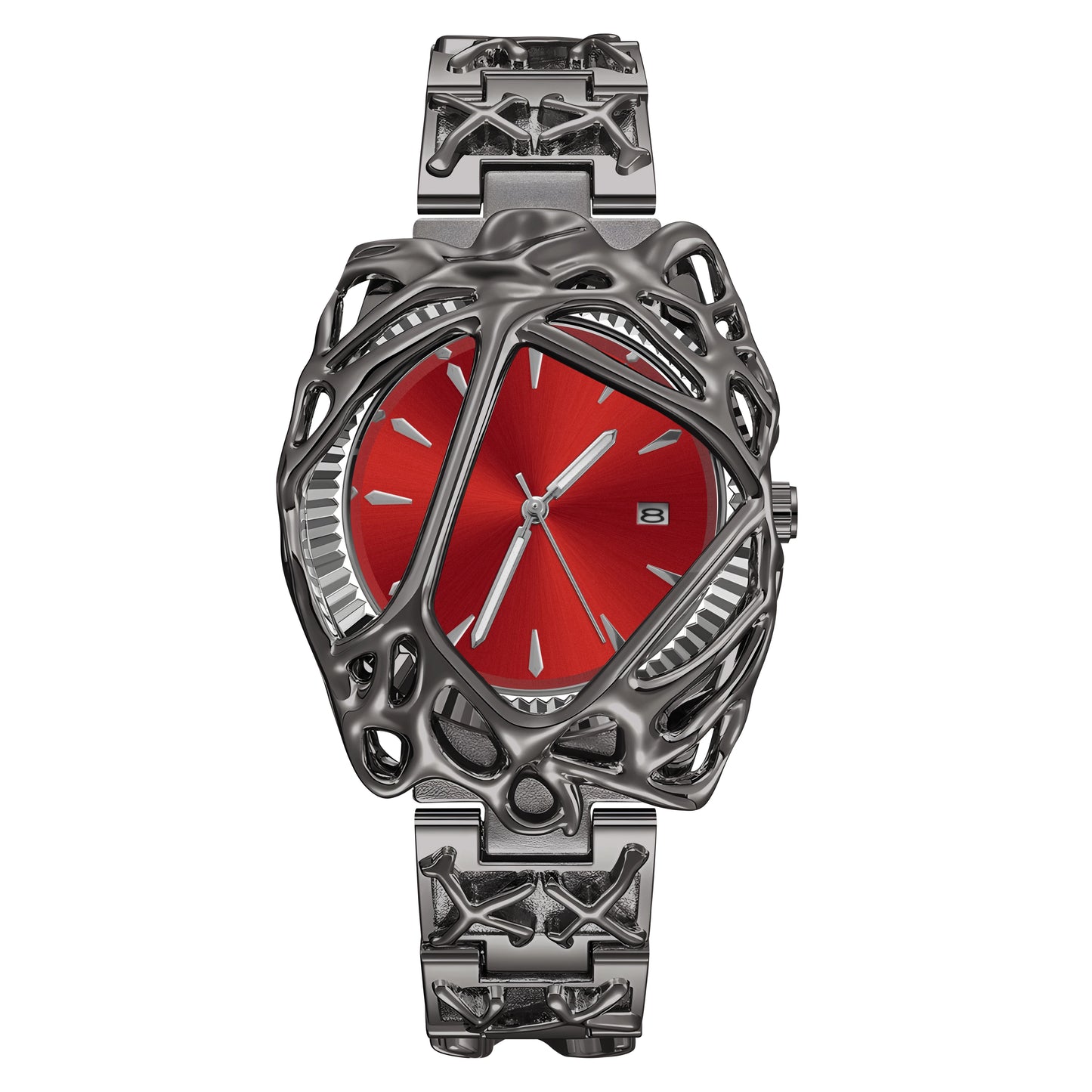 Stylish opposite sex vine watch alabaster style retro Y2K European American watches special-shaped advanced ins niche watches