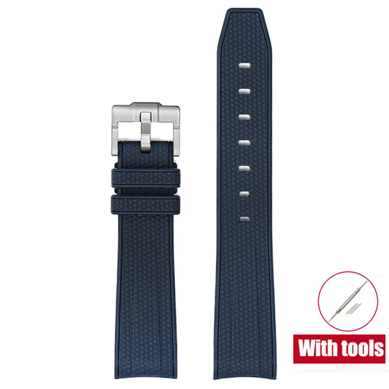 20mm Diving Strap for Omega X Swatch Joint MoonSwatch Men Women Arc Curved End TPU Rubber Bracelet for Rolex Watch Band Tools