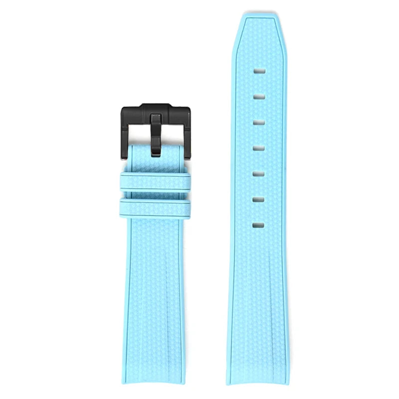 Rubber Watchband for Swatch X Omega Joint MoonSwatch Waterproof Sport 20mm Watch Strap Silicone Curved End Band for Men Women