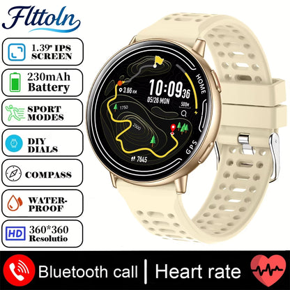 New hot GPS smartwatch 1.43 AMOLED Compass, IP68 waterproof,Bluetooth call,multi-sport watch, gift for men and women For Android