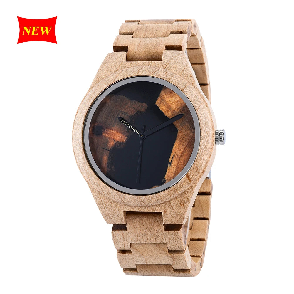BOBOBIRD Wood Watch on Sale Fashion Quartz Men Women Watches Top Branded Wooden Bracelet Wristwatch Clearance Dropshipping