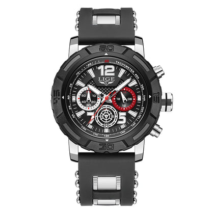 LIGE 2026 Mens Watches Top Brand Luxury Business Men Watch Chronograph Male Clock Men Quartz Wristwatches Relogio Masculino+BOX