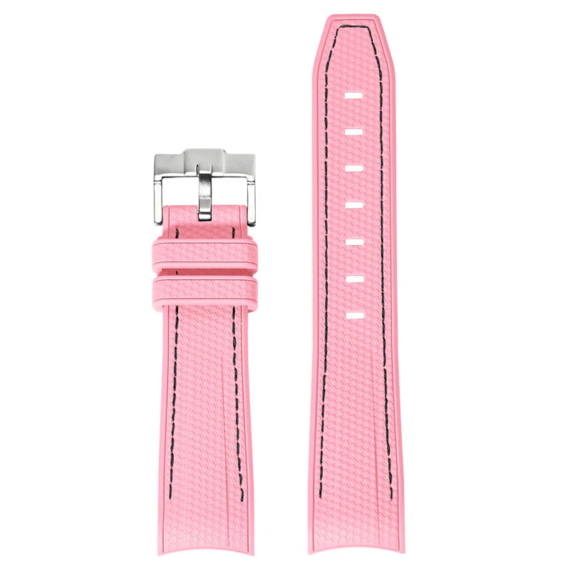 Rubber Watchband for Swatch X Omega Joint MoonSwatch Waterproof Sport 20mm Watch Strap Silicone Curved End Band for Men Women