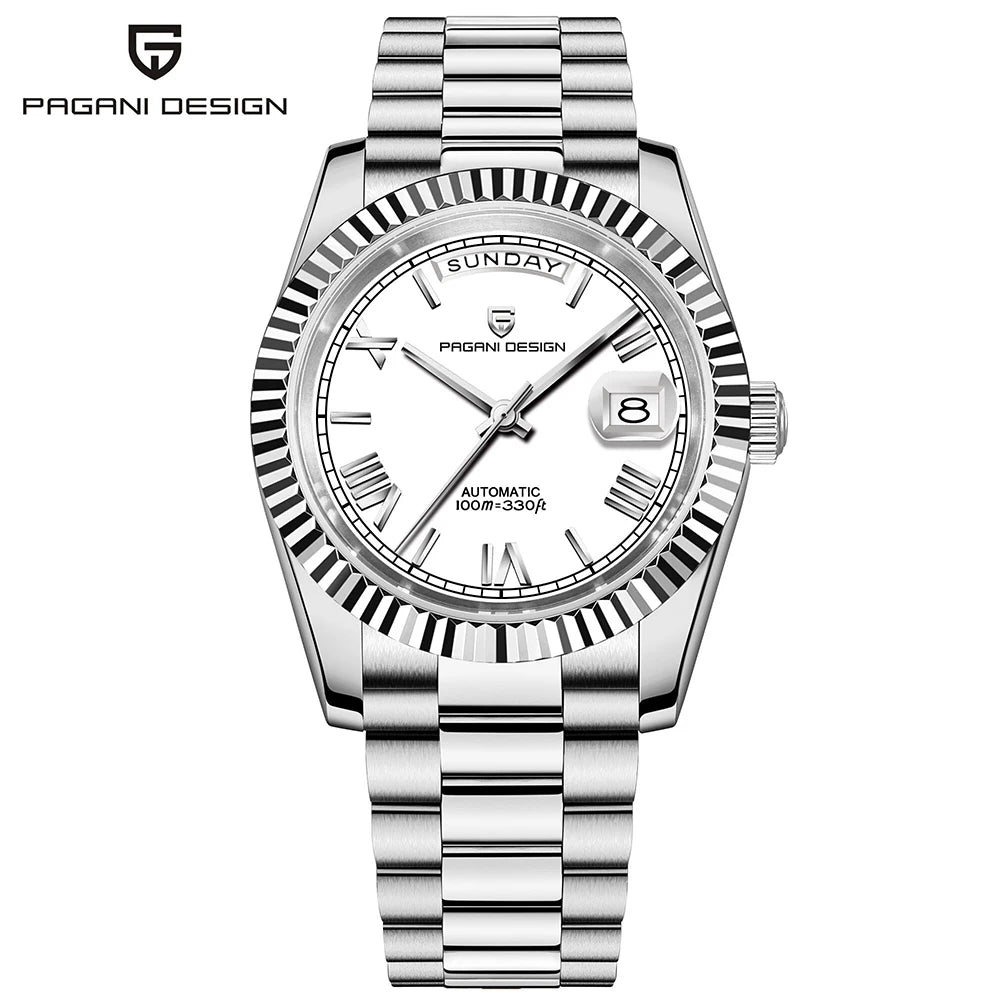 2026 New PAGANI DESIGN Men's Watches Mechanical Top brand Luxury Automatic Watch For Men AR Sapphire glass Calendar Wrist watch