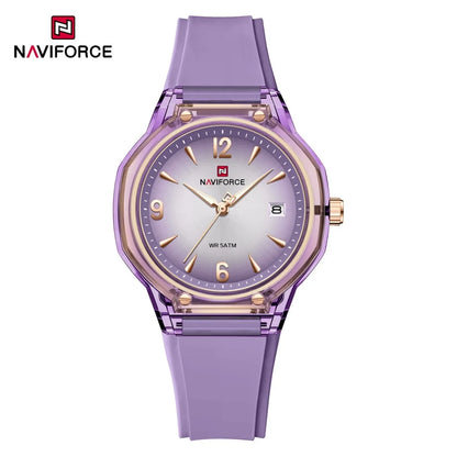 NAVIFORCE Luxury Watches for Women 2026 Ladies Fashion Quartz Calendar Waterproof Luminous Clocks