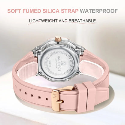 NAVIFORCE Luxury Watches for Women 2026 Ladies Fashion Quartz Calendar Waterproof Luminous Clocks