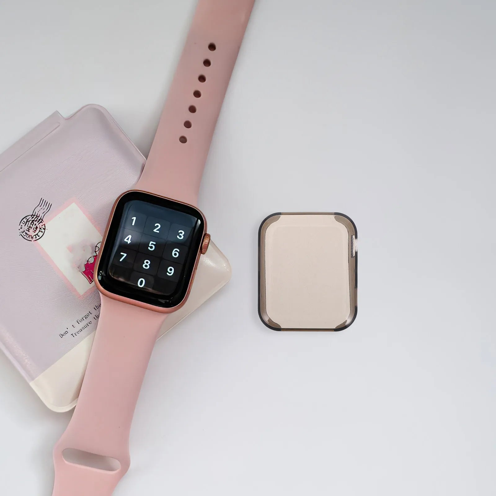 2Pcs Professional Smart Watch Shell Tpu Protective Case Sturdy Drop Resistant Grease Fingerprints Proof Slim Fit Compatible with