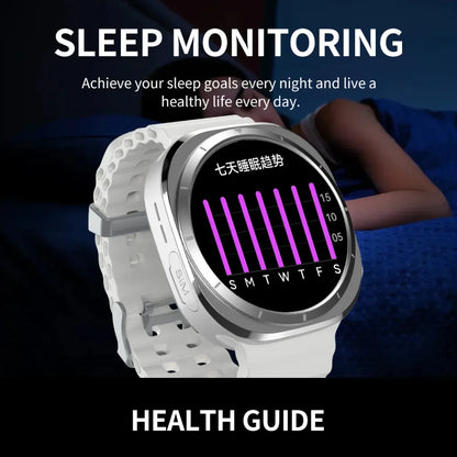 The BW7 smartwatch features a multi-functional sports and fitness tracker with a 1.46-inch AMOLED screen for health monitoring