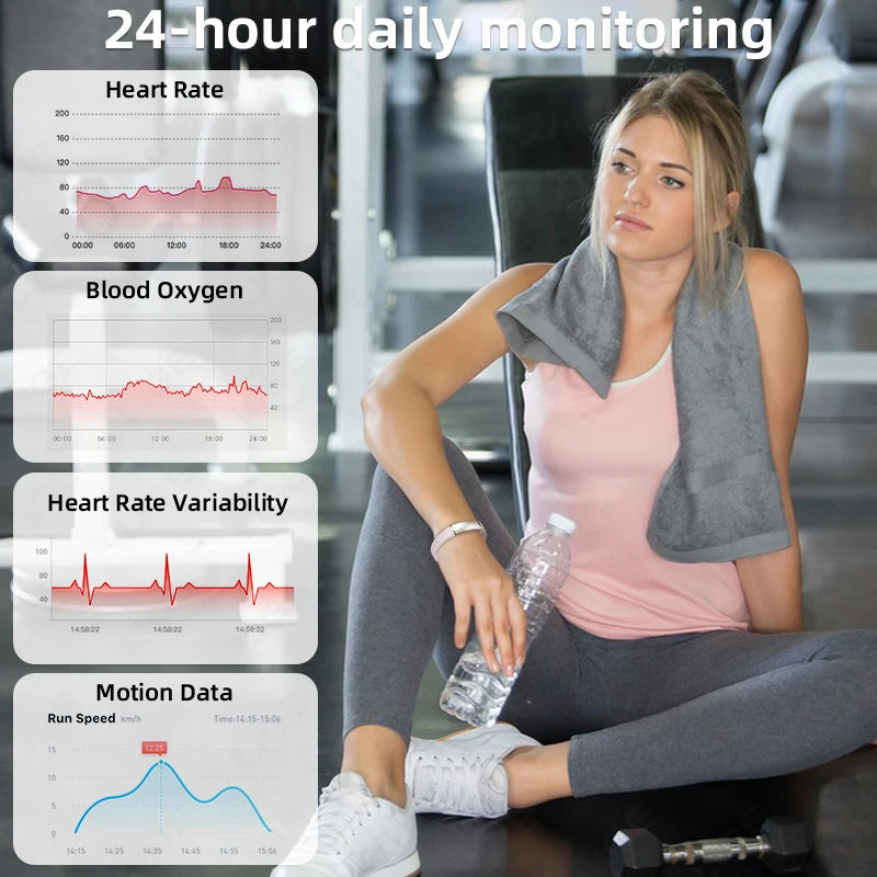 New NO Screen Smart Wristbands Men Women Fitness Sports Bracelet Heart Rate IP68 Waterproof Pedometer SmartWatch For Android iOS