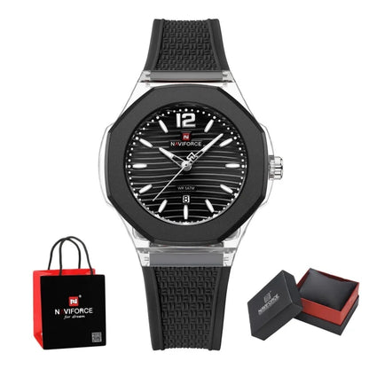 NAVIFORCE  NF6109  Watch Quartz Waterproof Silicone  Luxury