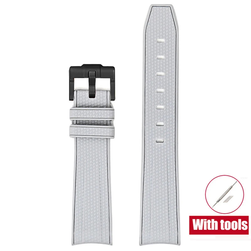 Rubber Watchband for Swatch X Omega Joint MoonSwatch Waterproof Sport 20mm Watch Strap Silicone Curved End Band for Men Women