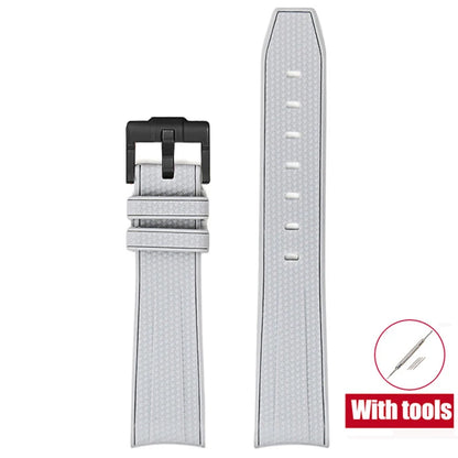 Rubber Watchband for Swatch X Omega Joint MoonSwatch Waterproof Sport 20mm Watch Strap Silicone Curved End Band for Men Women