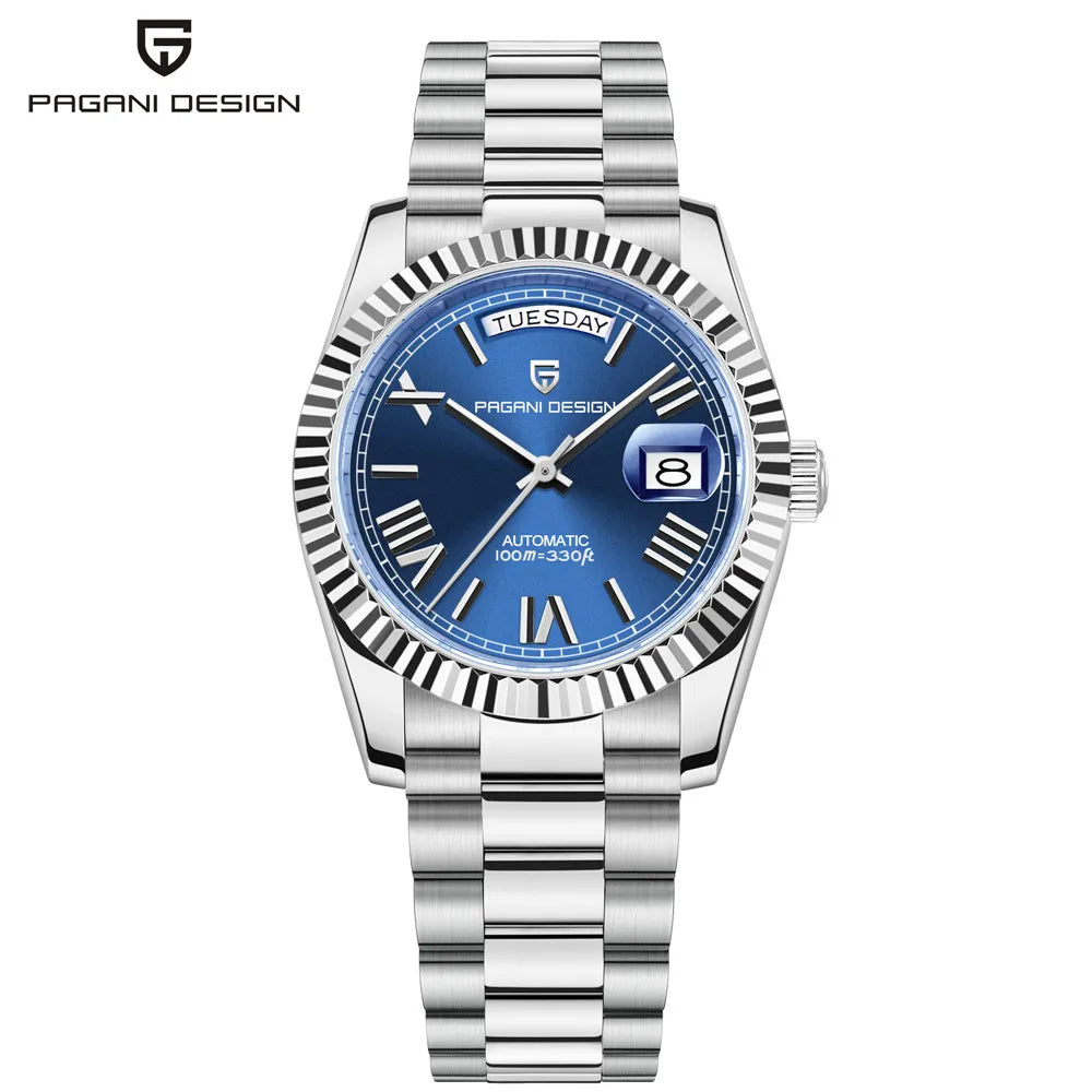 2026 New PAGANI DESIGN Men's Watches Mechanical Top brand Luxury Automatic Watch For Men AR Sapphire glass Calendar Wrist watch