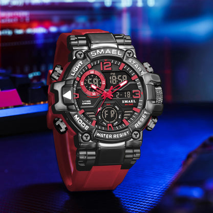 SMAEL Brand 8110 Waterproof Dropshipping Watch Alarm Clock night light Young Fashion business Quartz Sport Wristwatches