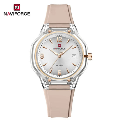 NAVIFORCE Luxury Watches for Women 2026 Ladies Fashion Quartz Calendar Waterproof Luminous Clocks