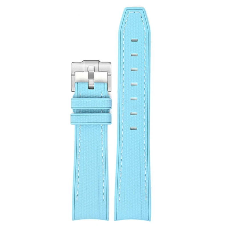 20mm Diving Strap for Omega X Swatch Joint MoonSwatch Men Women Arc Curved End TPU Rubber Bracelet for Rolex Watch Band Tools