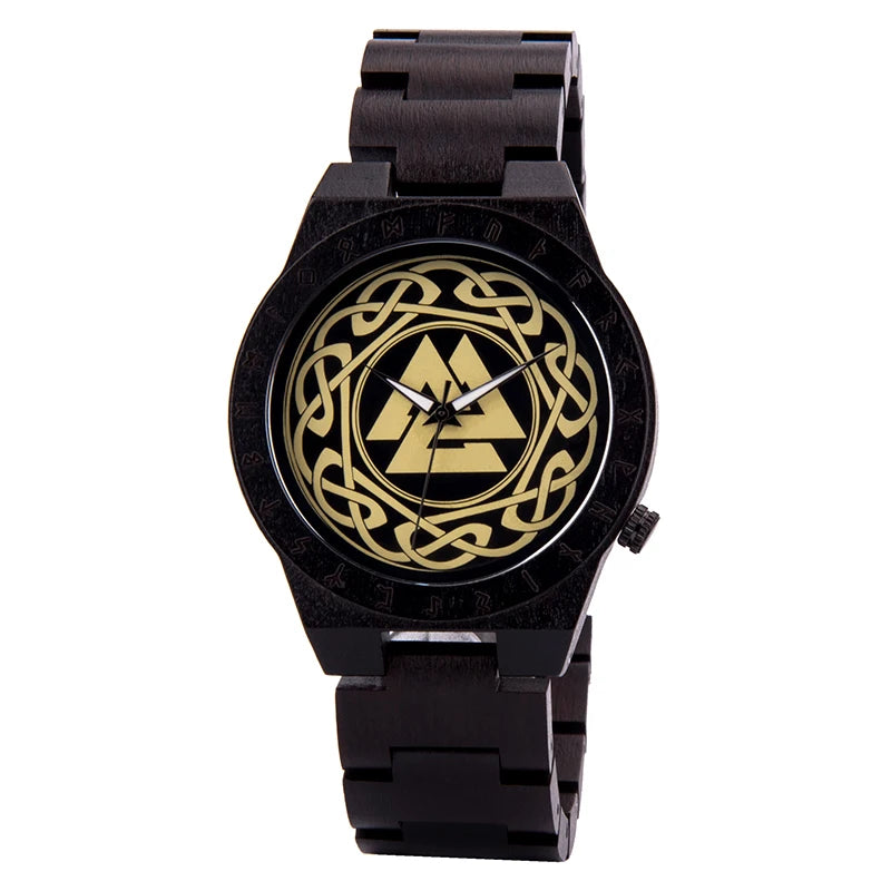 BOBO BIRD Wood Watches Relogio Masculino Watch for Men Viking Warriors Symbol Relojes Para Hombre часы мужские Logo Custom