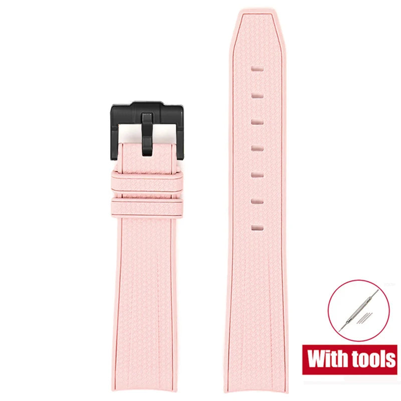 Rubber Watchband for Swatch X Omega Joint MoonSwatch Waterproof Sport 20mm Watch Strap Silicone Curved End Band for Men Women