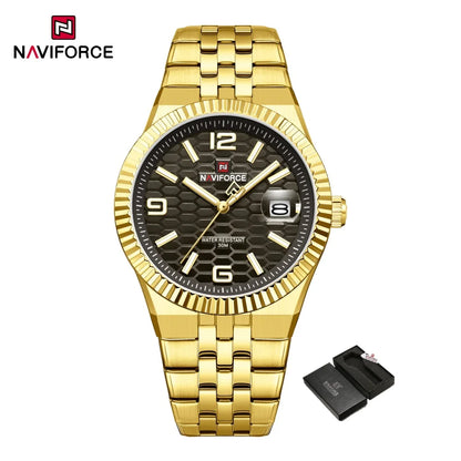 NAVIFORCE NF9277 Quartz Watch Stainless Steel Water-Resistant