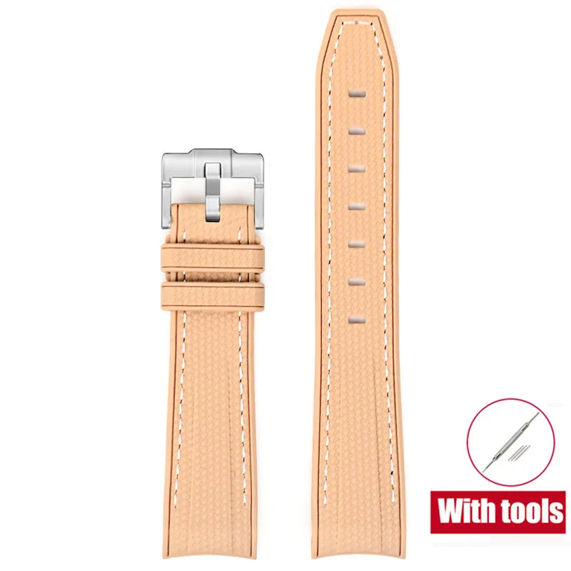Rubber Watchband for Swatch X Omega Joint MoonSwatch Waterproof Sport 20mm Watch Strap Silicone Curved End Band for Men Women