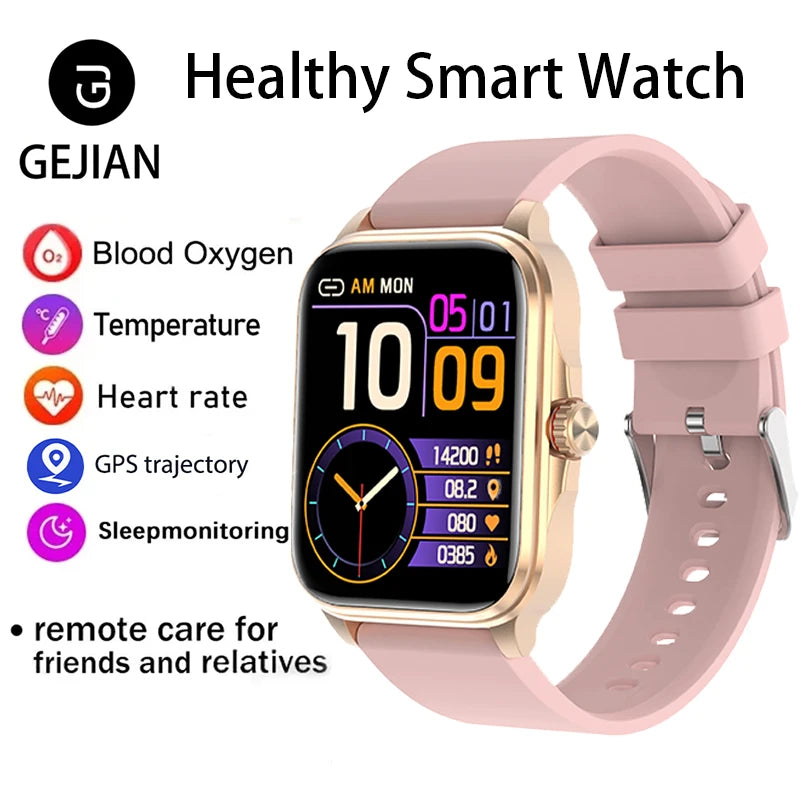2026 Health Smart Watch Heart Rate Blood Oxygen Blood Pressure Monitoring Bluetooth Call IP67 GPS Track Tracking Smartwatches