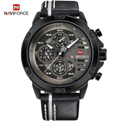 NAVIFORCE New Men's Sports Military Watch Men Business Clock Wristwatches Male Luxurious Smart Casual Watches Relogio Masculino