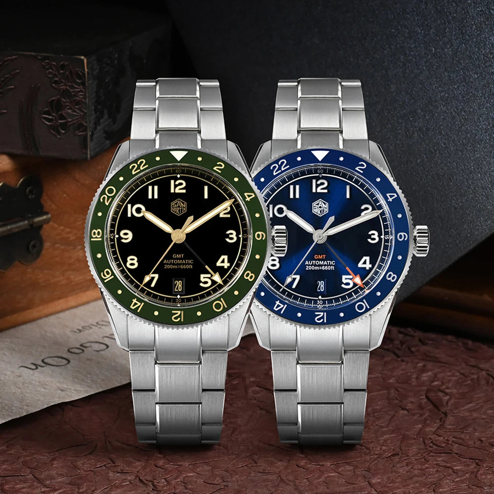 San MartinSN0140W Watch Limited Automatic Movement Sapphire Luminous