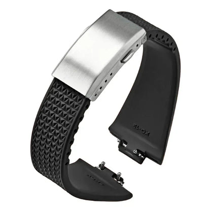 Fluoro Rubber Strap for Tissot PRX Series Super Player 35mm 40mm FKM Women Men Quick Release Folding Buckle Watch Band 11mm 12mm