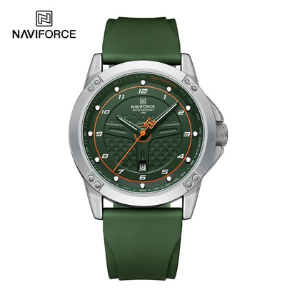 NAVIFORCE Watch For Men Classic Fashion Date Luminous Waterproof Sport Silicone Strap Quartz Wristwatches Relogio Masculino 2025