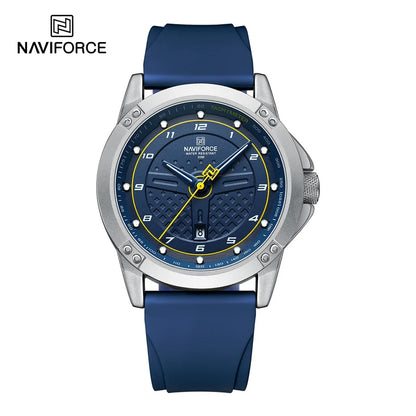 NAVIFORCE Watch For Men Classic Fashion Date Luminous Waterproof Sport Silicone Strap Quartz Wristwatches Relogio Masculino 2025