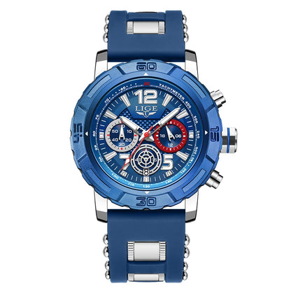 LIGE 2026 Mens Watches Top Brand Luxury Business Men Watch Chronograph Male Clock Men Quartz Wristwatches Relogio Masculino+BOX